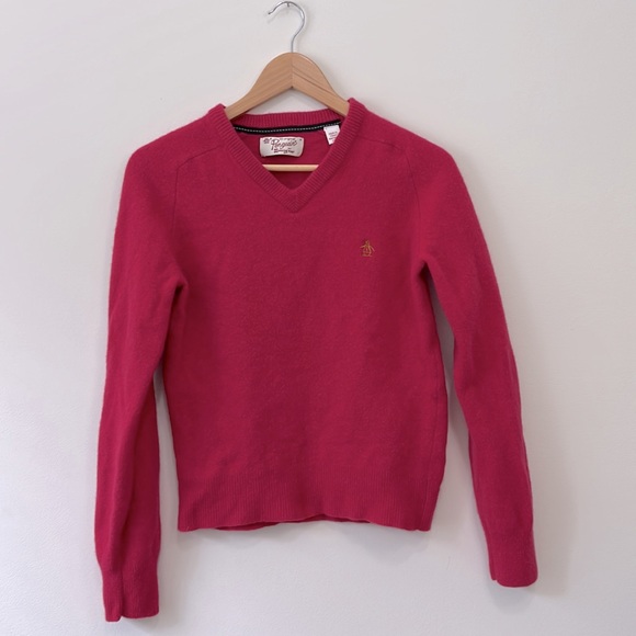 Penguin Sweater Women’s Pink Tops size Medium - Picture 1 of 8